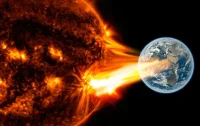 Žemę pasiekė itin retas dvigubas Saulės žybsnis, jis sukėlė galingiausią geomagnetinę audrą